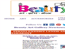 Tablet Screenshot of beautyartgallery.net
